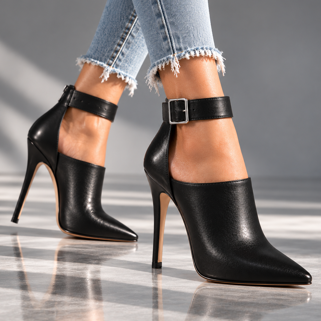 Elaina | Szpilki Stiletto z Wysokim Przyszwem