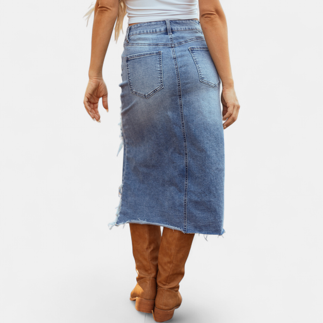 Blanka – jeansowa spódnica maxi, tabela rozmiarów