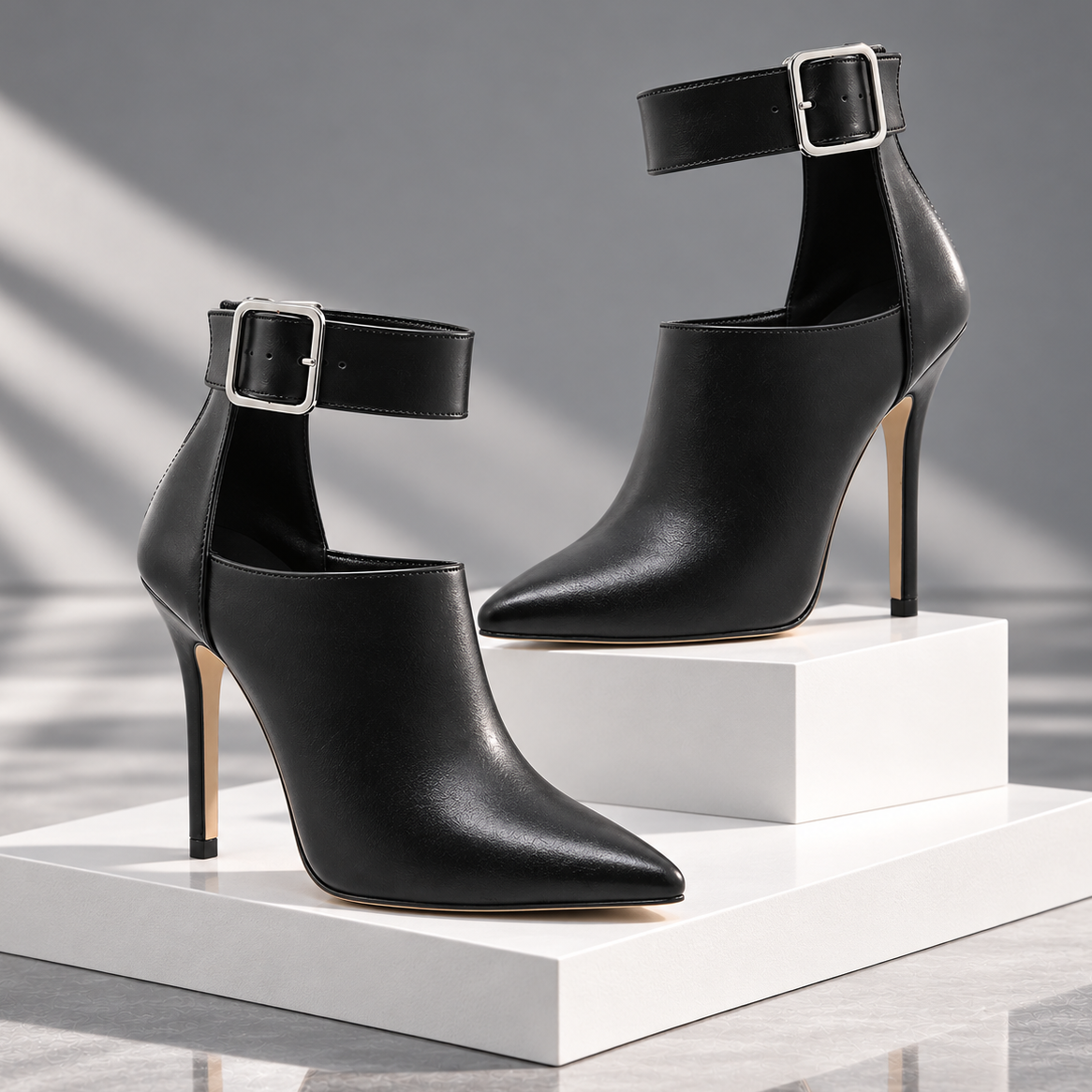Elaina | Szpilki Stiletto z Wysokim Przyszwem