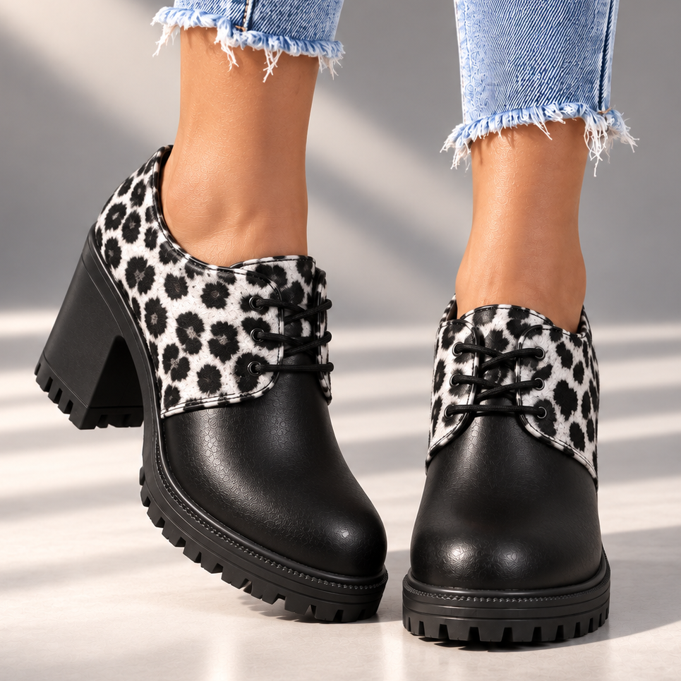 Roxie | Szpilki Retro w Panterkę