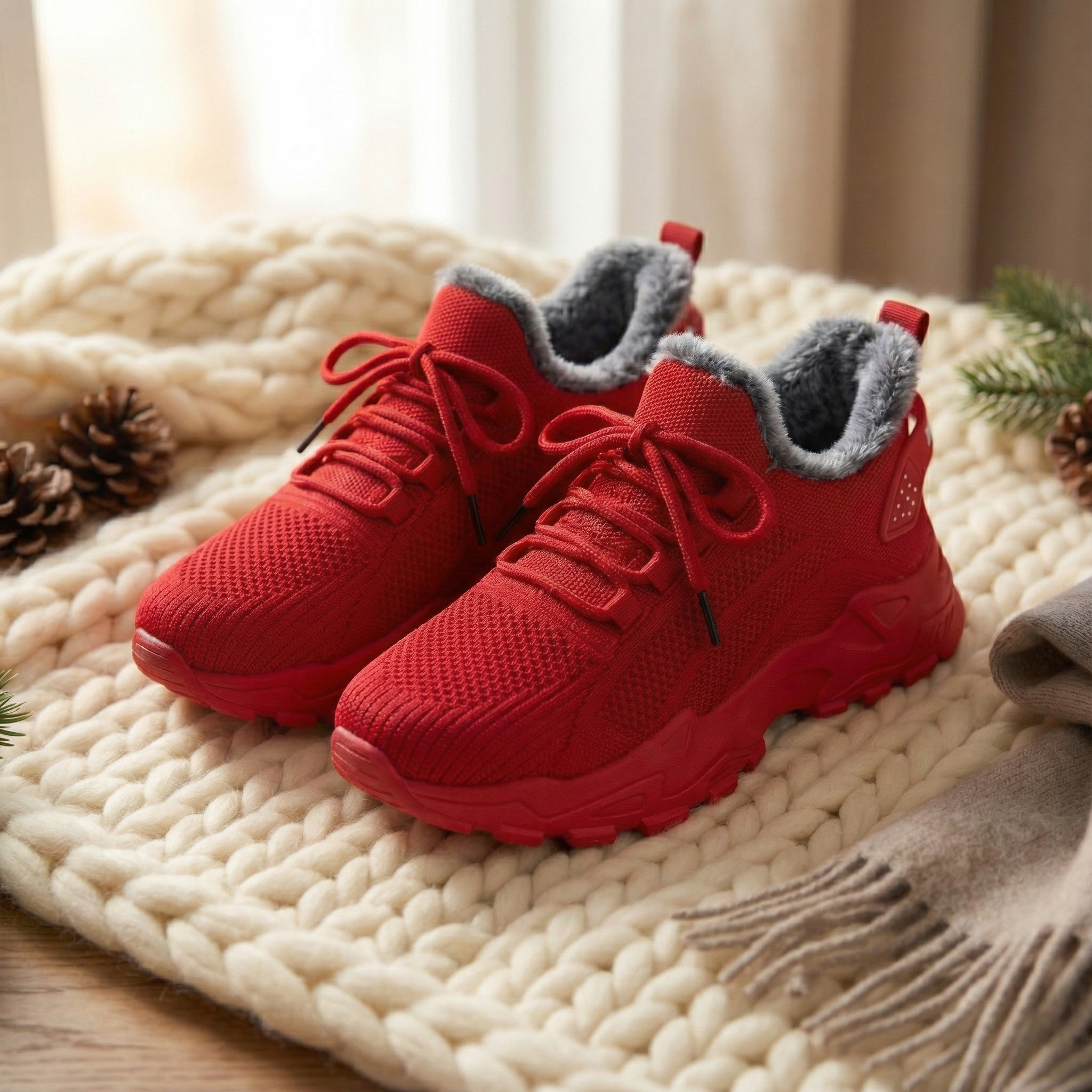 MIROSŁAWA | Ocieplane sneakersy na zimę