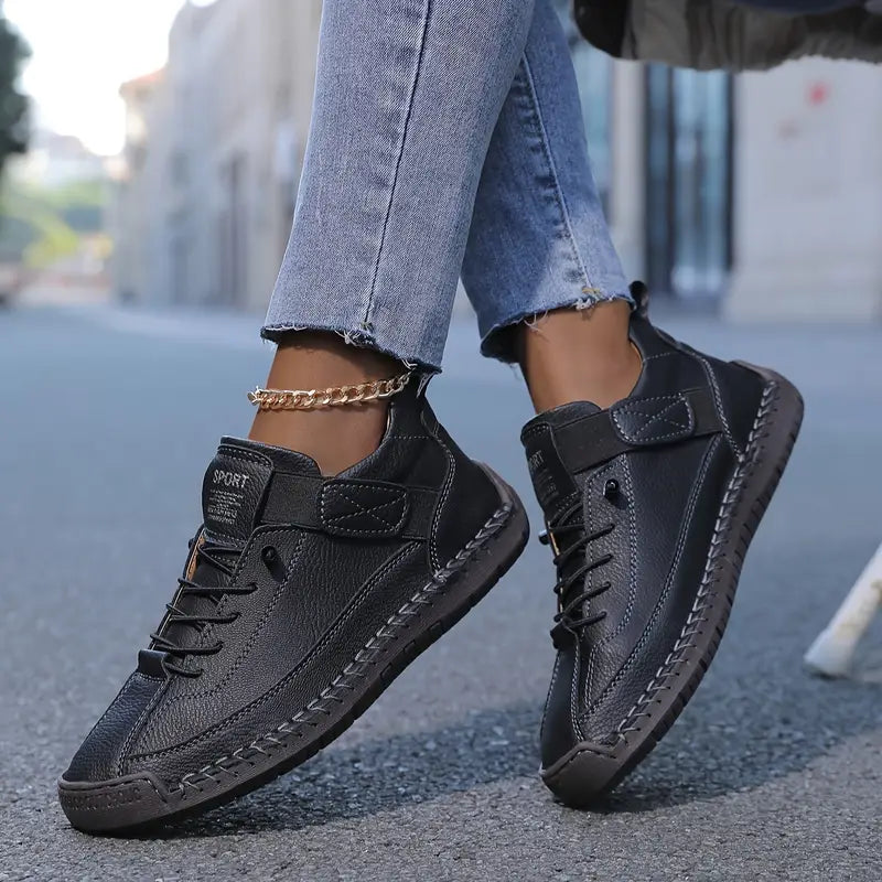 TERESA | Skórzane sneakersy do biura