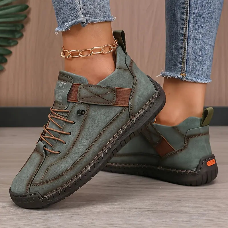 TERESA | Skórzane sneakersy do biura