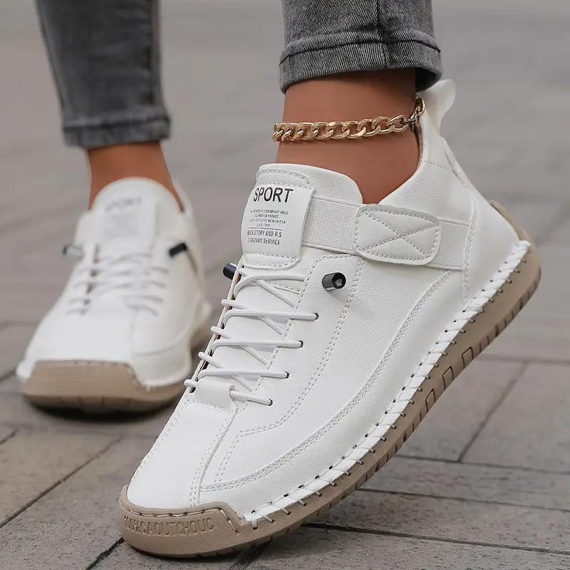 TERESA | Skórzane sneakersy do biura