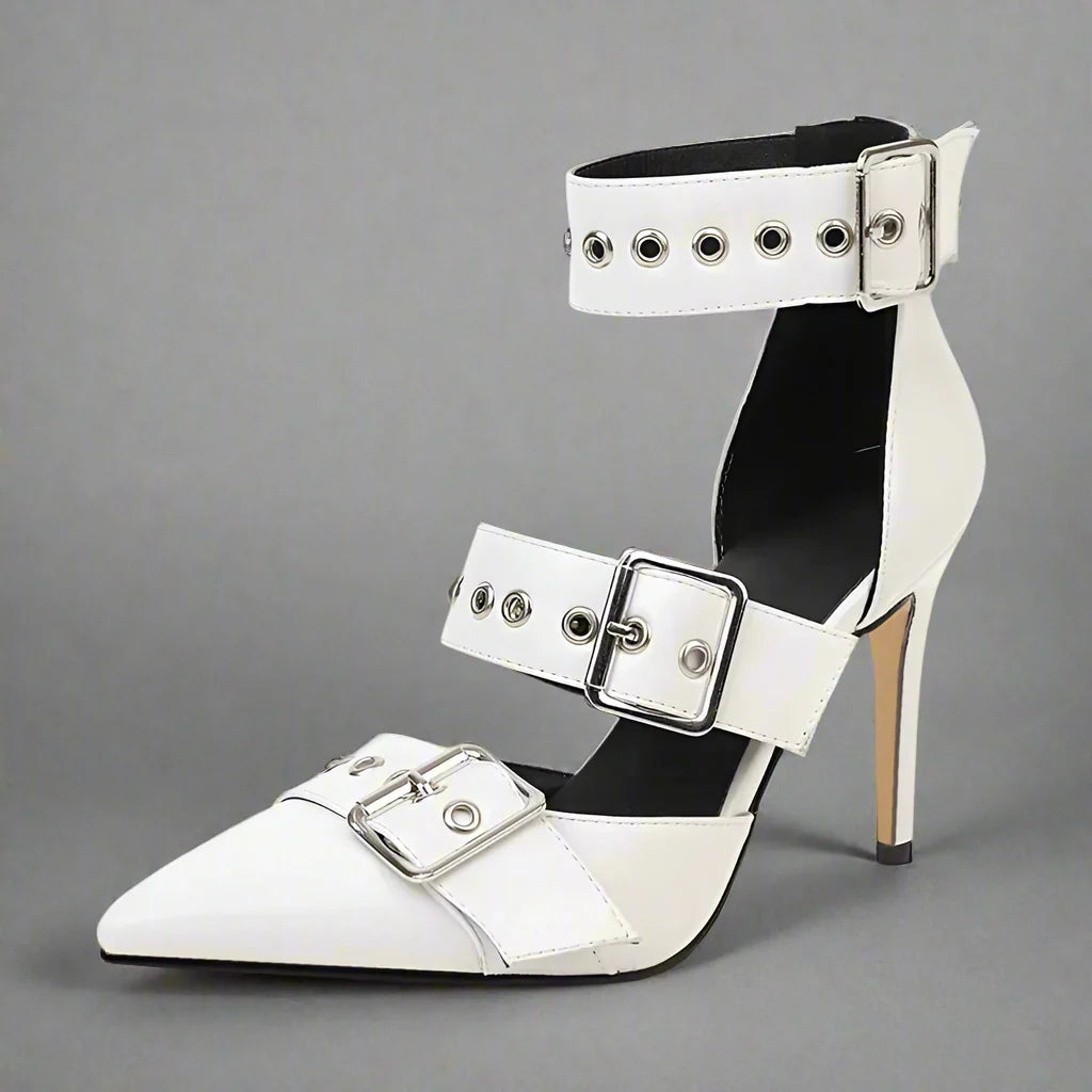 Ravyn | Szpilki Stiletto ze Sprzączkami