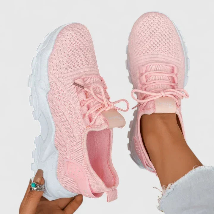 KRYSTYNA | Sneakersy z szerokim przodem