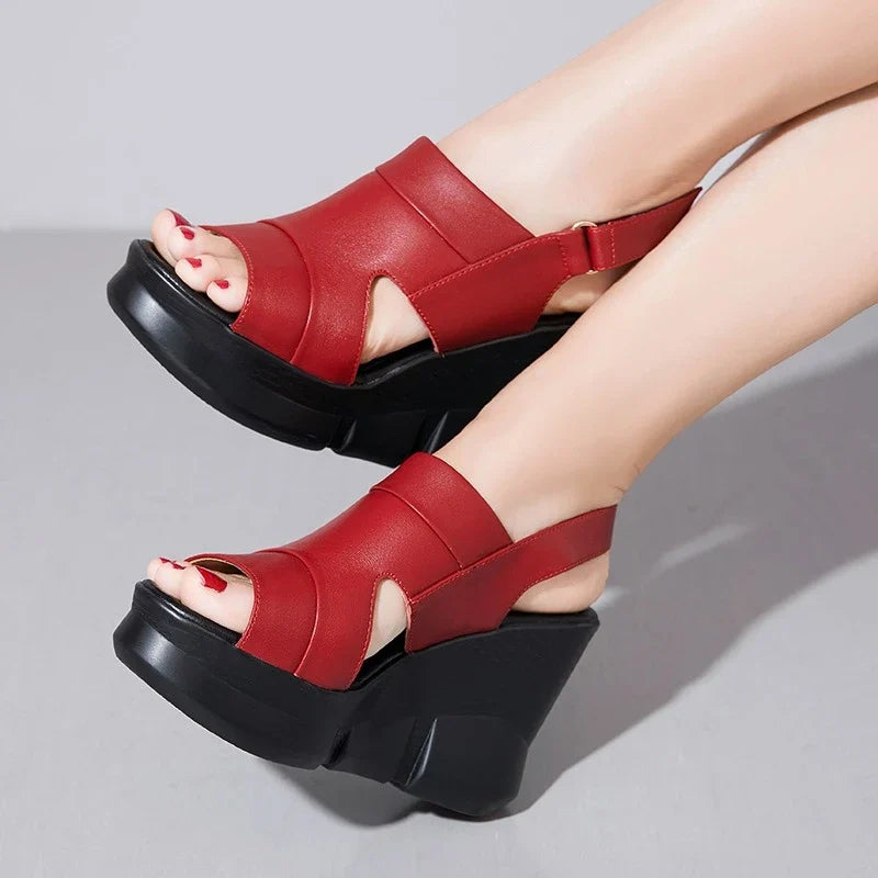Presley | Platformy Slingback