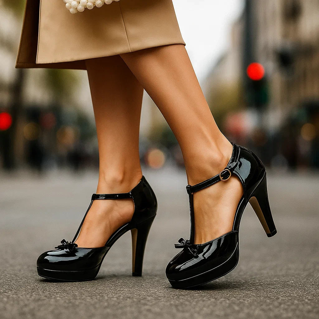Bella | Eleganckie Szpilki z Kokardką