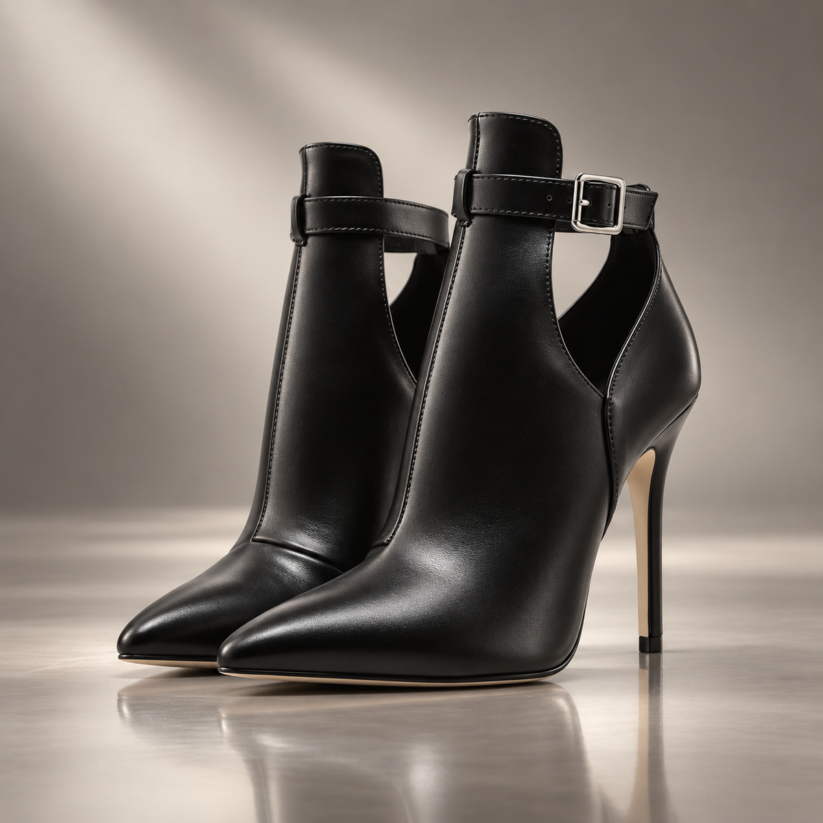 Savannah | Szpilki Stiletto ze Skóry