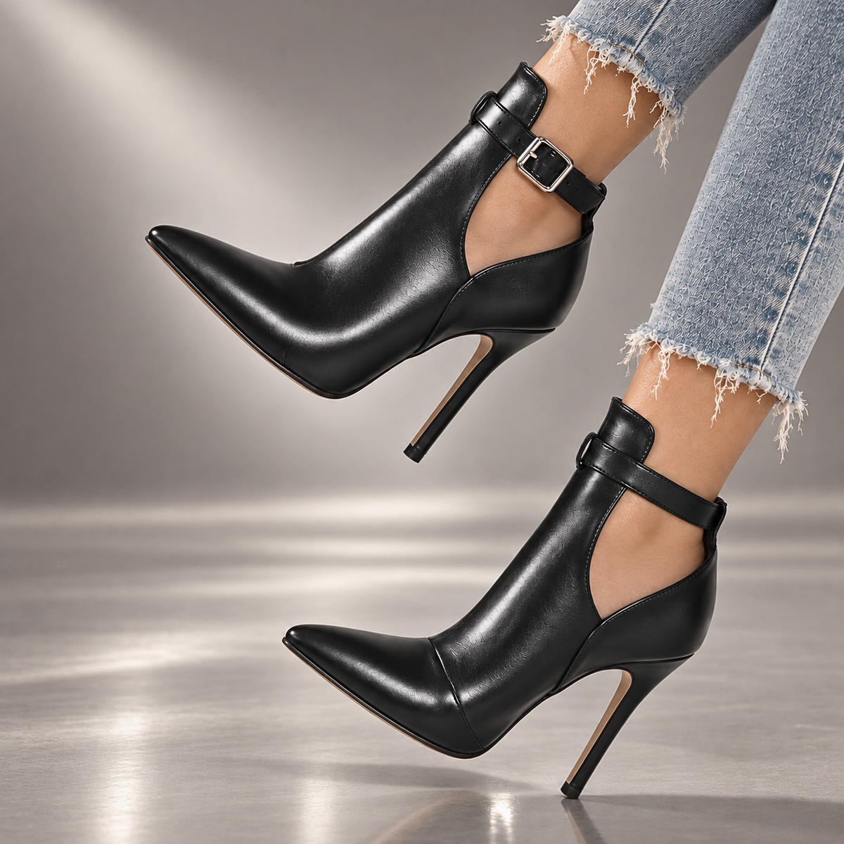 Savannah | Szpilki Stiletto ze Skóry